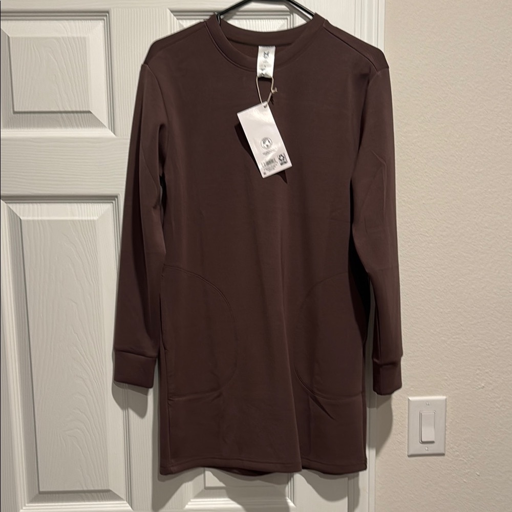 Brown soft shift dress